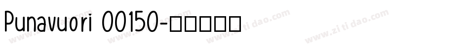 Punavuori 00150字体转换